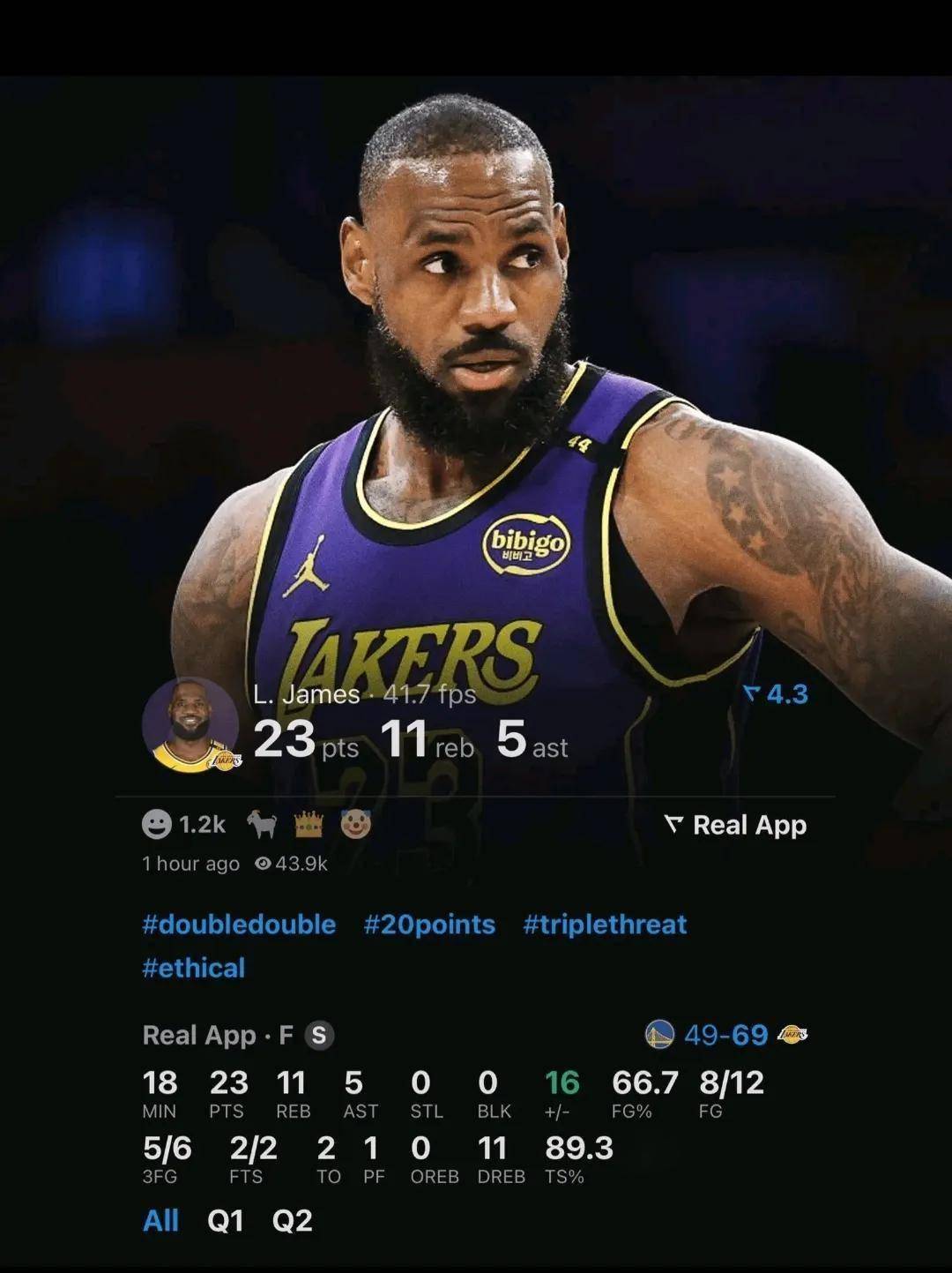 詹姆斯40岁仍砍30+，成NBA最年长30+球员的简单介绍